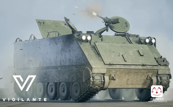 M113履带式装甲运兵车3d模型