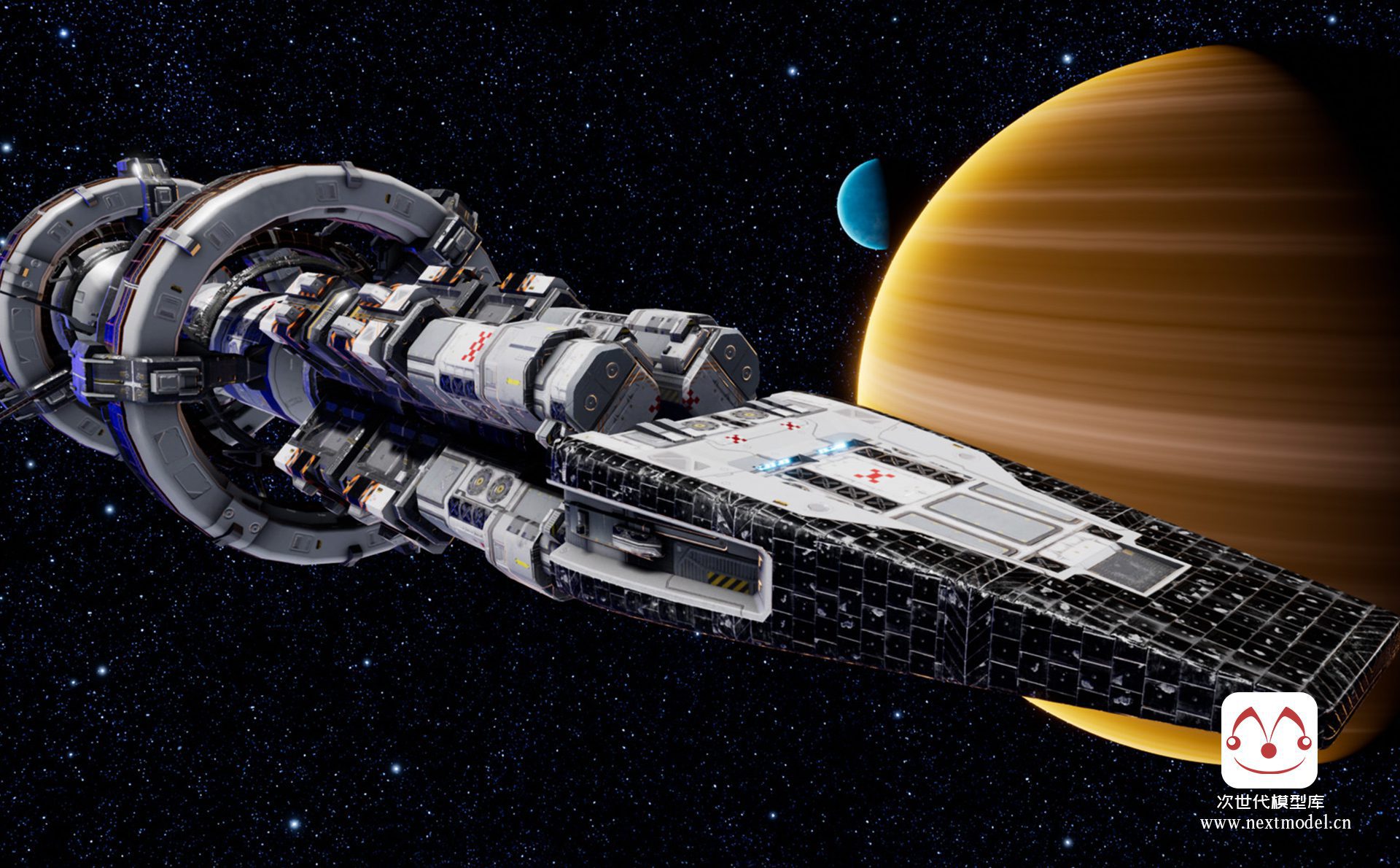 航天模型3D资源 | 次世代航天飞行器下载 | Unity/虚幻引擎兼容资源次世代模型库
