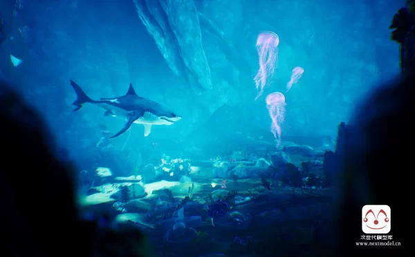 AAA级海洋生物海底世界游戏场景模型资产