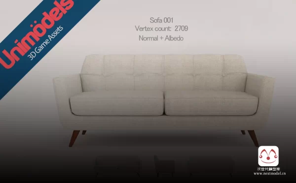 高品质沙发和枕头模型包01