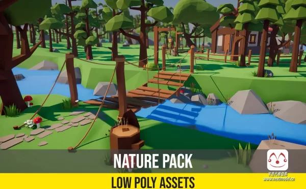 Low Poly自然环境场景模型包
