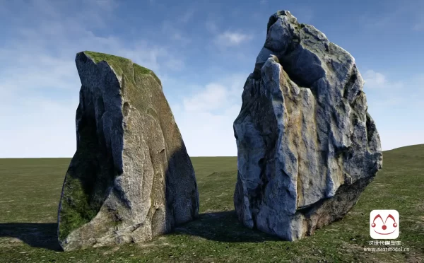 高品质岩石3D模型