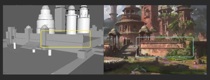 库鲁山谷失落神庙项目中的建模纹理贴图创作教程-次世代模型库