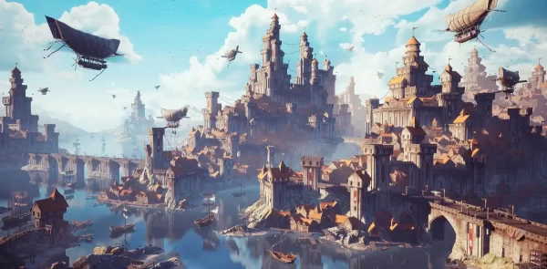 使用UE5构建宏大场面的中世纪奇幻王国