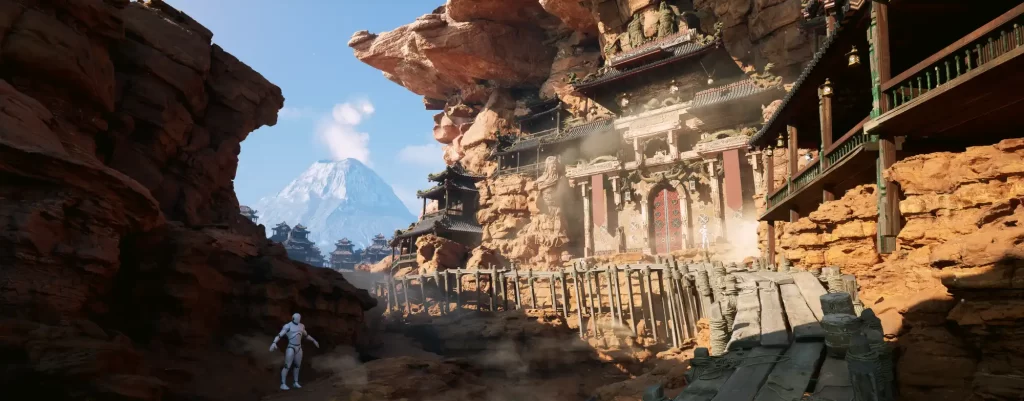 揭秘如何使用UE5创作中国风沙漠建筑奇景-次世代模型库