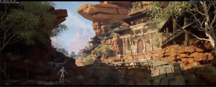 揭秘如何使用UE5创作中国风沙漠建筑奇景-次世代模型库