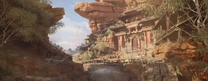 揭秘如何使用UE5创作中国风沙漠建筑奇景-次世代模型库