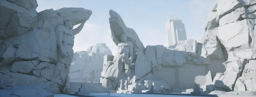 揭秘如何使用UE5创作中国风沙漠建筑奇景-次世代模型库