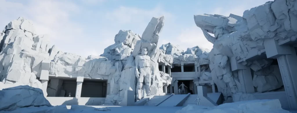 揭秘如何使用UE5创作中国风沙漠建筑奇景-次世代模型库