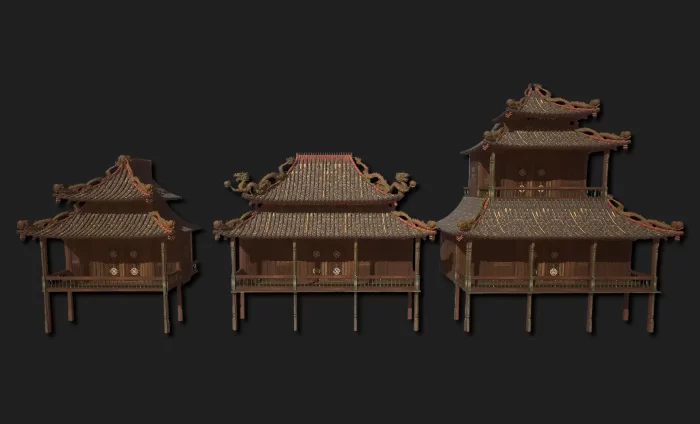 揭秘如何使用UE5创作中国风沙漠建筑奇景-次世代模型库