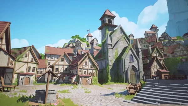 在Blender、Substance 3D和Unreal Engine中构建风格化奇幻小镇