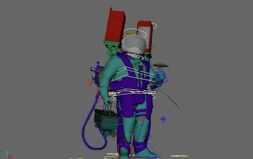 《生化奇兵：Eclipse》3D版Big Daddy背后的绑定工作流程次世代模型库