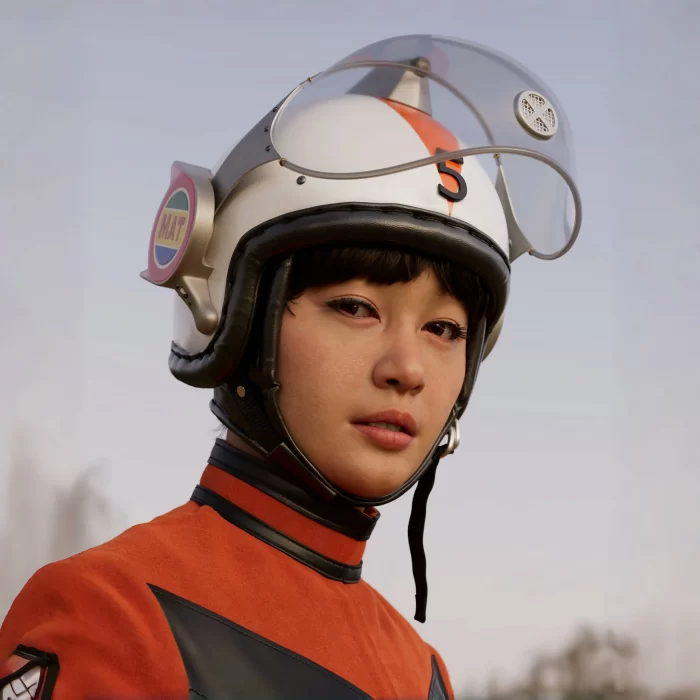 《归来奥特曼》中经典角色百合子形象渲染图。