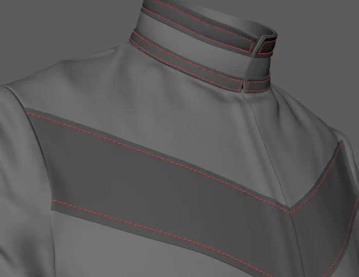 利用ZBrush、Maya和XGen重生《归来奥特曼》中百合子形象-次世代模型库