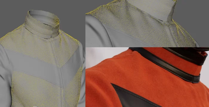 利用ZBrush、Maya和XGen重生《归来奥特曼》中百合子形象-次世代模型库