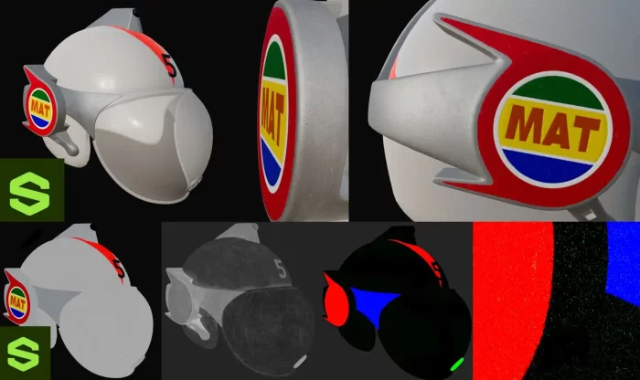 利用ZBrush、Maya和XGen重生《归来奥特曼》中百合子形象-次世代模型库