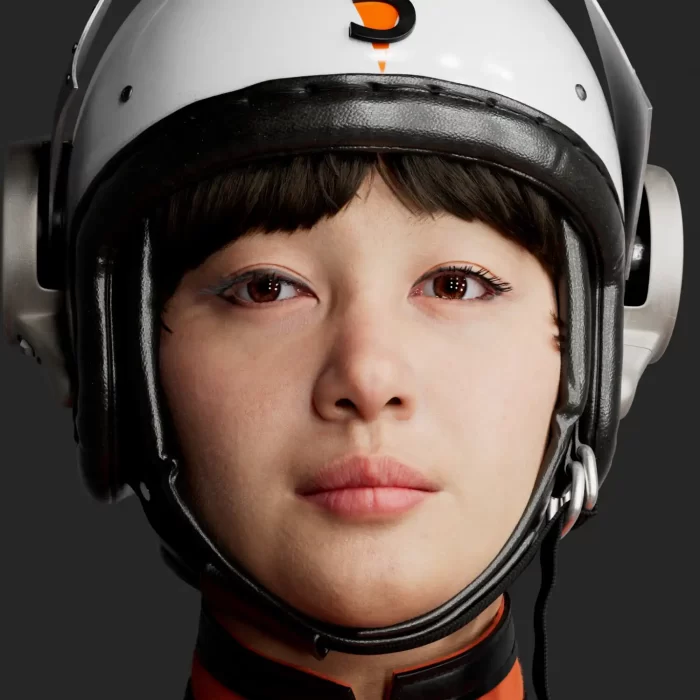 利用ZBrush、Maya和XGen重生《归来奥特曼》中百合子形象-次世代模型库