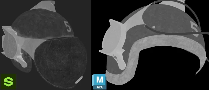 利用ZBrush、Maya和XGen重生《归来奥特曼》中百合子形象-次世代模型库