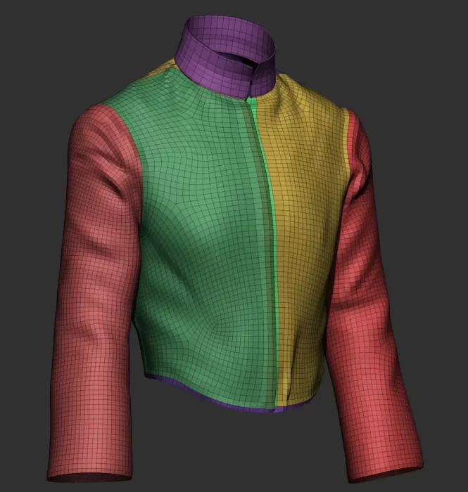 利用ZBrush、Maya和XGen重生《归来奥特曼》中百合子形象-次世代模型库