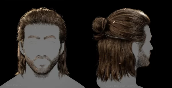 致敬《刺客信条：奥德赛》Alexios —— Kirill Khitrov 展示实时发型制作