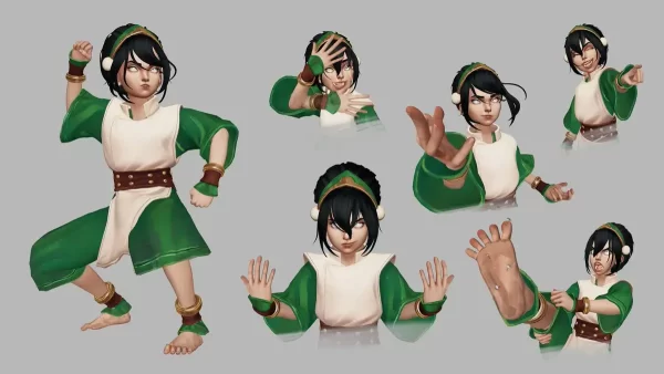 ZBrush与Substance 3D打造《降世神通》托芙风格化3D模型​​作品