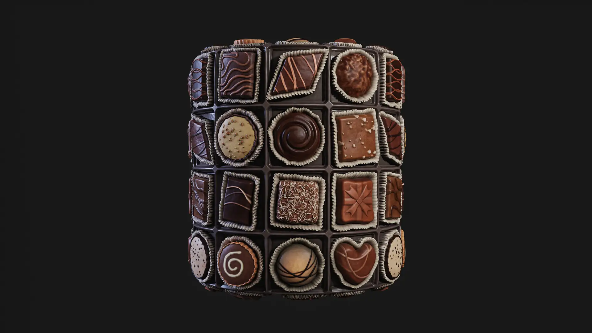 Substance 3D Designer 超现实巧克力糖果材质-次世代模型库