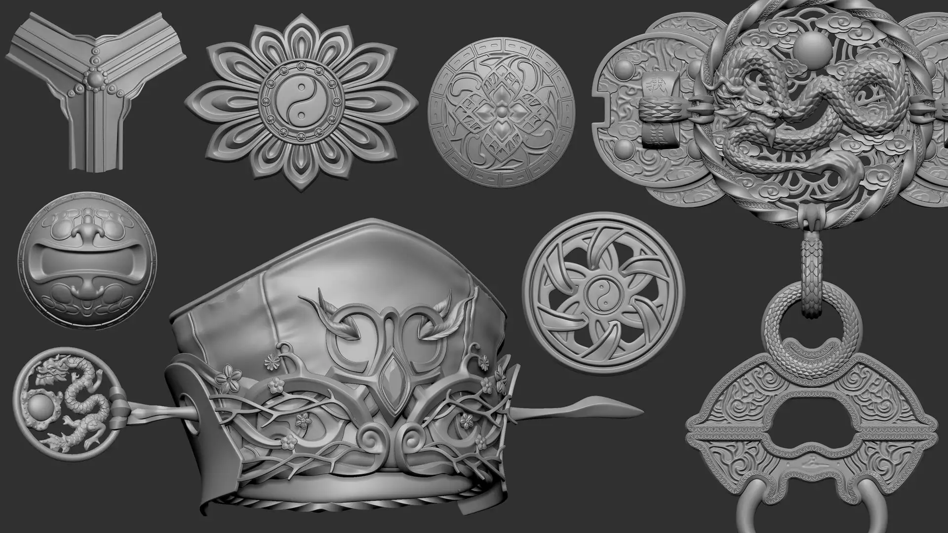 【国风惊艳】3D艺术家还原传奇女将穆桂英，细节美哭！-次世代模型库