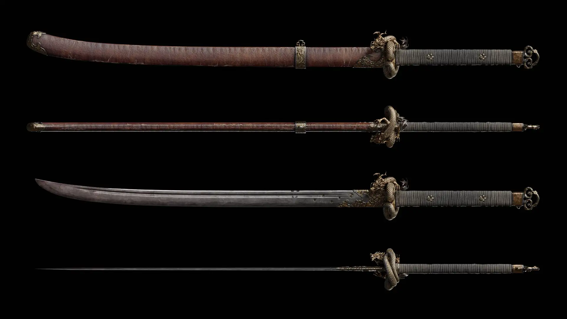 【国风惊艳】3D艺术家还原传奇女将穆桂英，细节美哭！-次世代模型库