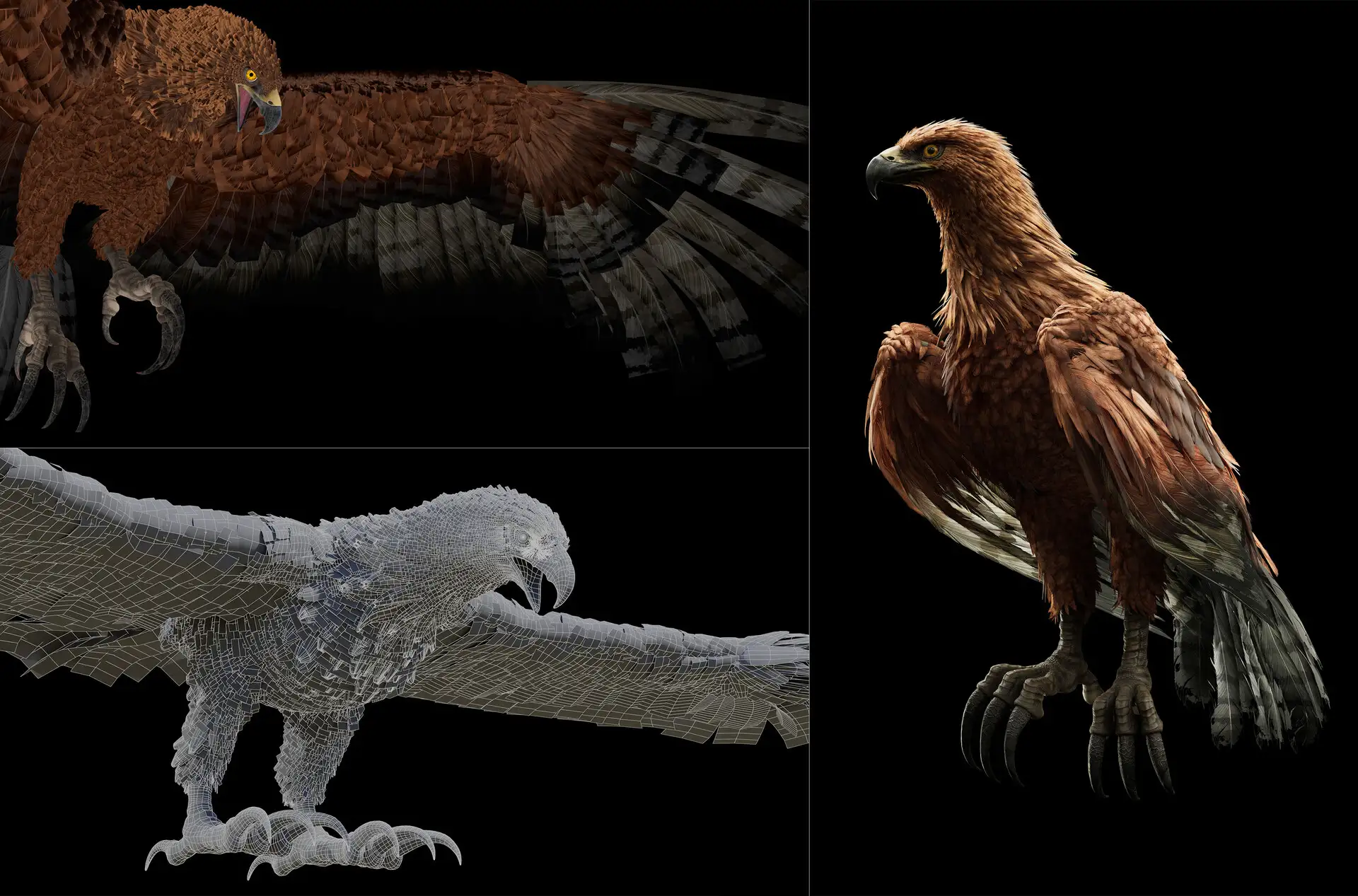 【国风惊艳】3D艺术家还原传奇女将穆桂英，细节美哭！-次世代模型库