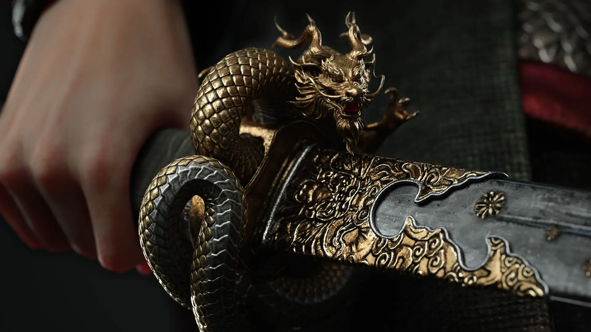 【国风惊艳】3D艺术家还原传奇女将穆桂英，细节美哭！-次世代模型库