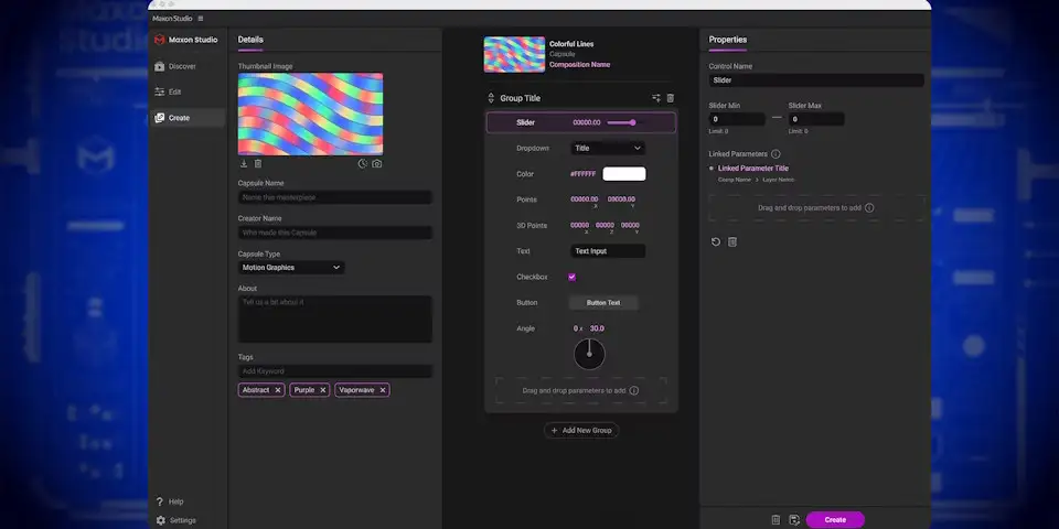 Maxon 发布 Red Giant 2025.5：新增 Capsule 创建功能，支持 After Effects 项目转换-次世代模型库