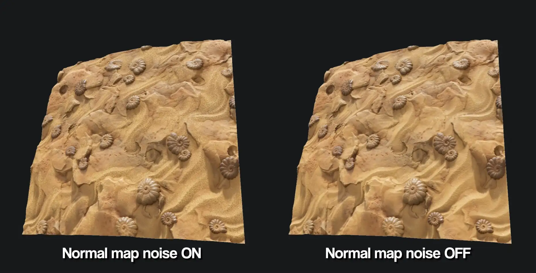 如何用Material Maker 1.4 制作沙地化石材质​​-次世代模型库