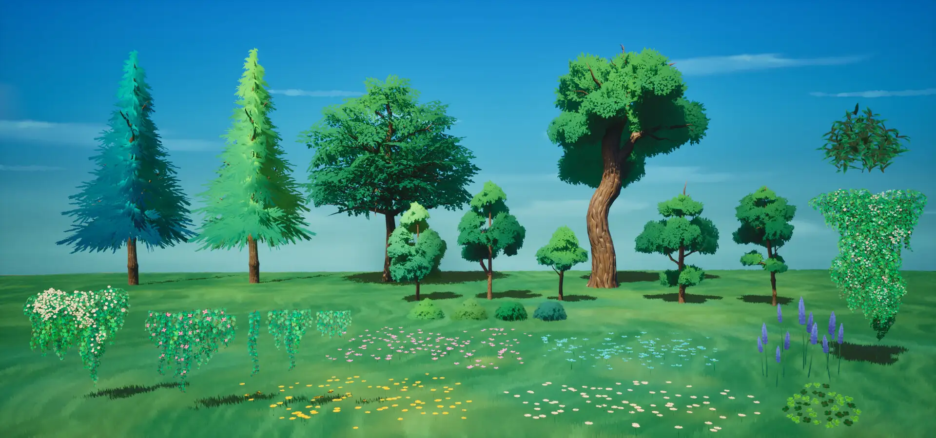 迪士尼童话画风！快来看看艺术家使用ZBrush与虚幻5打造的风格化场景-次世代模型库