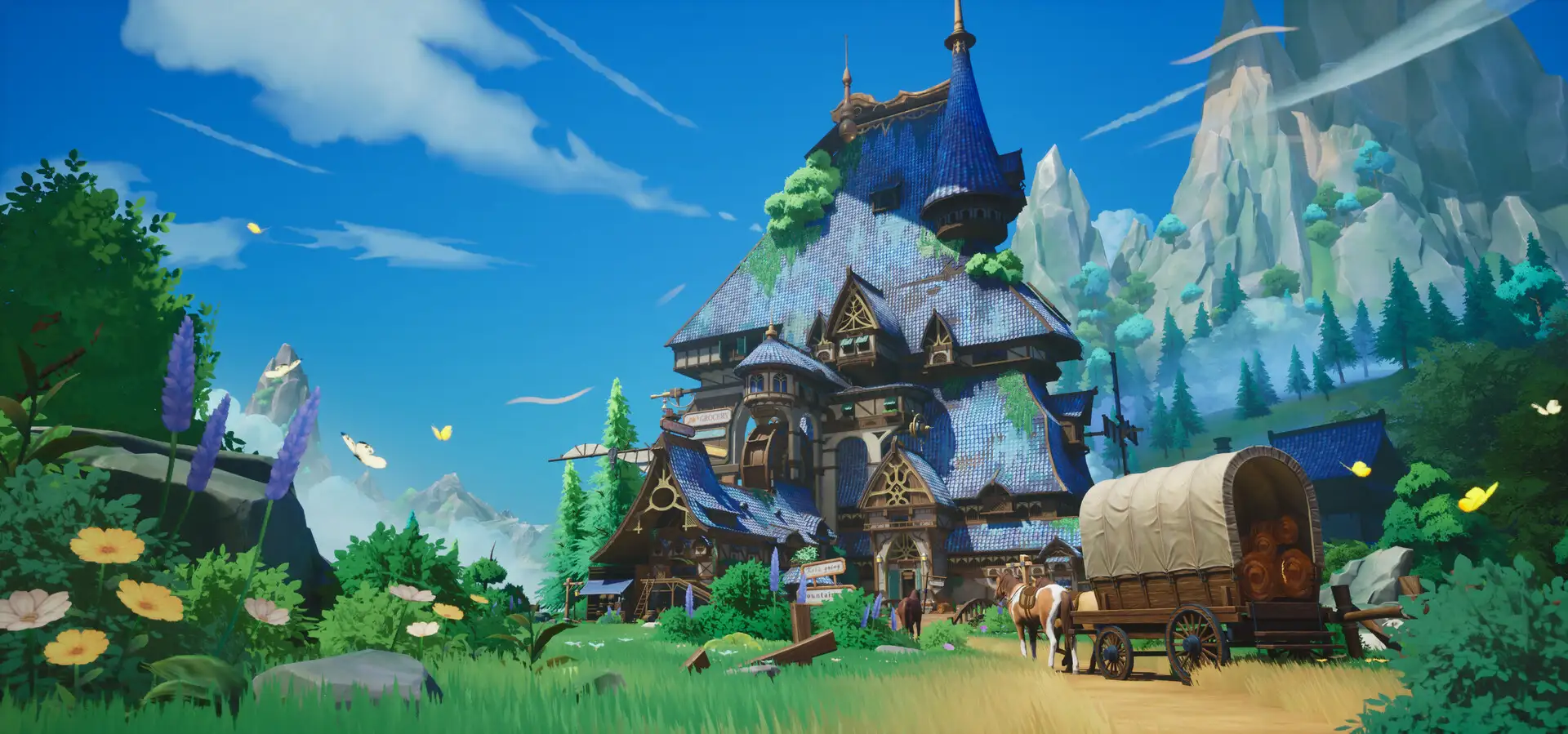 迪士尼童话画风!快来看看艺术家使用ZBrush与虚幻5打造的风格化场景-次世代模型库 迪士尼童话画风!快来看看艺术家使用ZBrush与虚幻5打造的风格化场景-次世代模型库