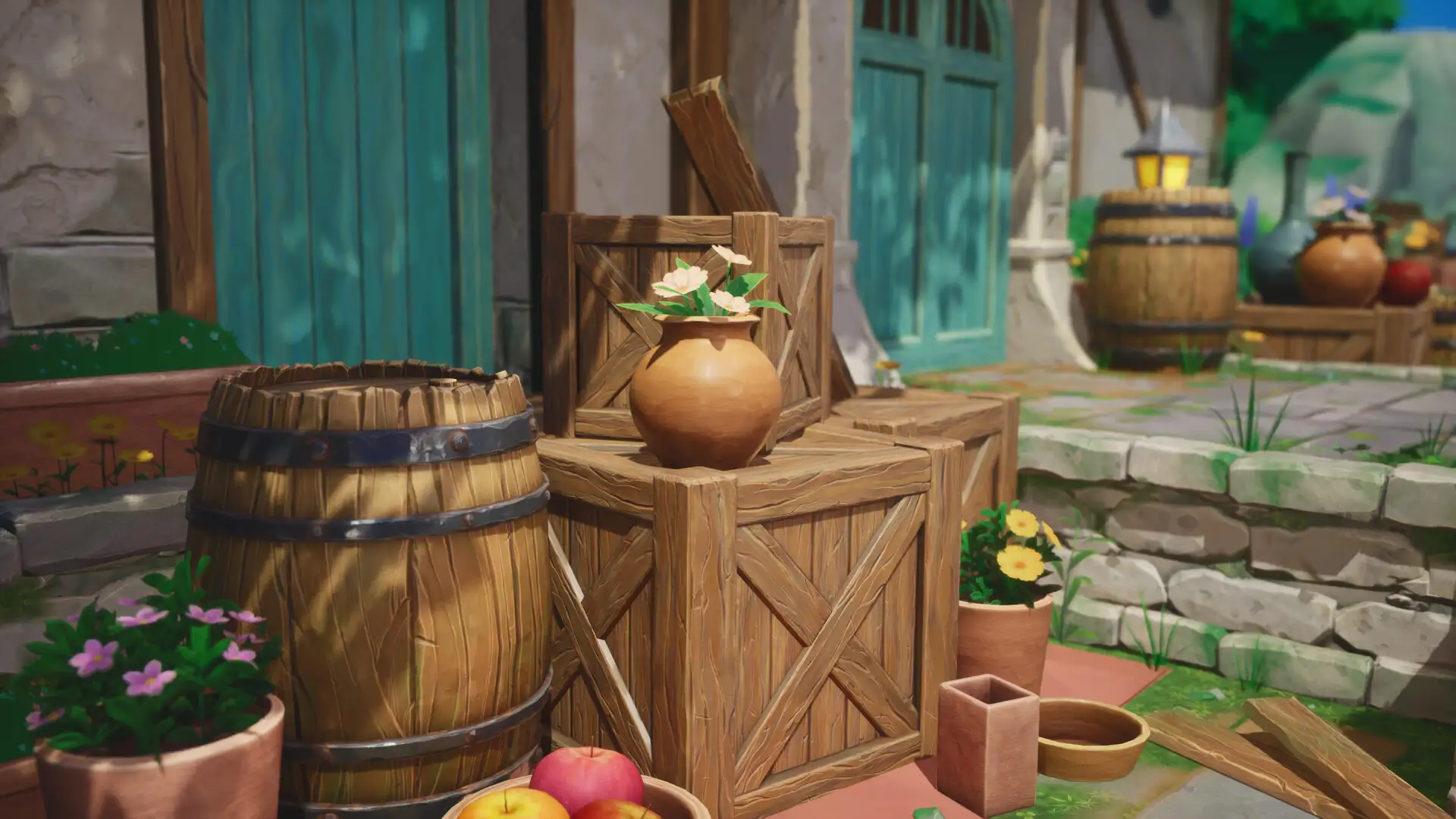 迪士尼童话画风！快来看看艺术家使用ZBrush与虚幻5打造的风格化场景-次世代模型库