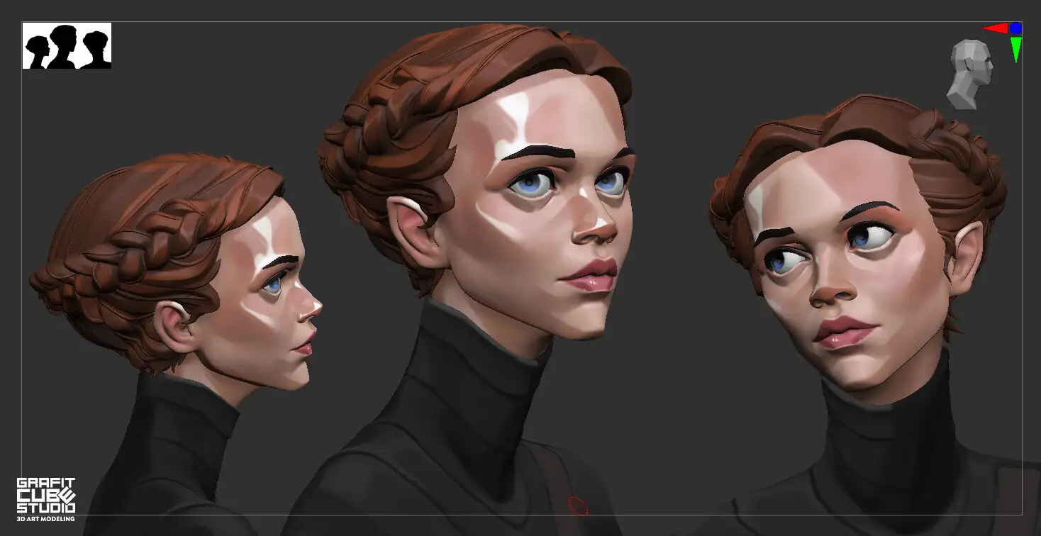 3D建模神还原2D手绘!Victor Titov用ZBrush+Marmoset打造「次元突破」角色-次世代模型库 3D建模神还原2D手绘!Victor Titov用ZBrush+Marmoset打造「次元突破」角色-次世代模型库