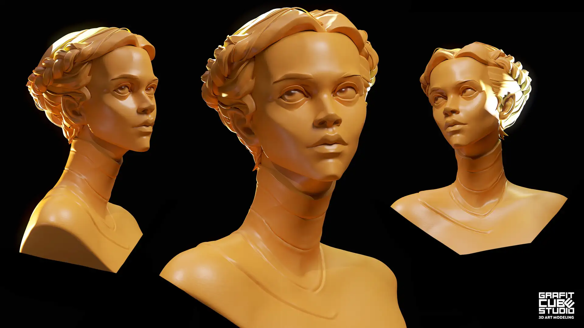 3D建模神还原2D手绘！Victor Titov用ZBrush+Marmoset打造「次元突破」角色​-次世代模型库