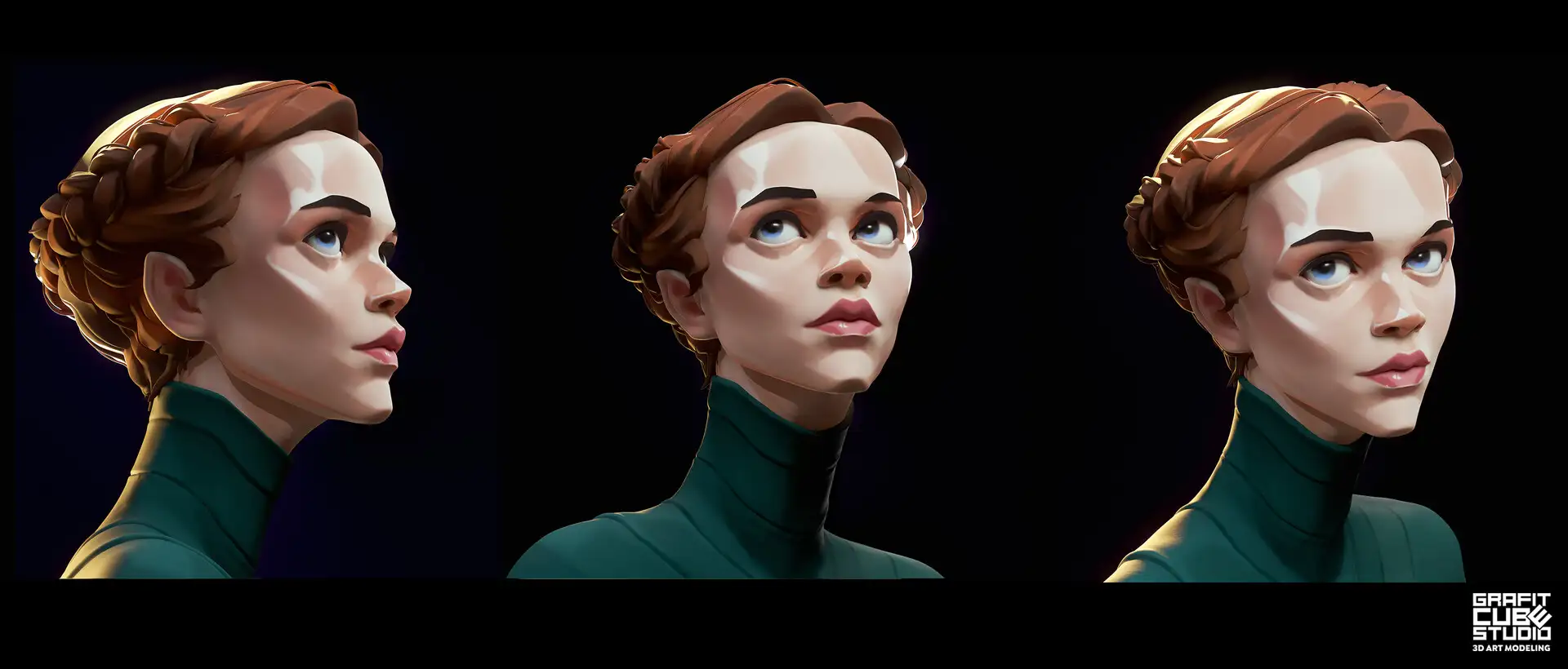 3D建模神还原2D手绘！Victor Titov用ZBrush+Marmoset打造「次元突破」角色​-次世代模型库