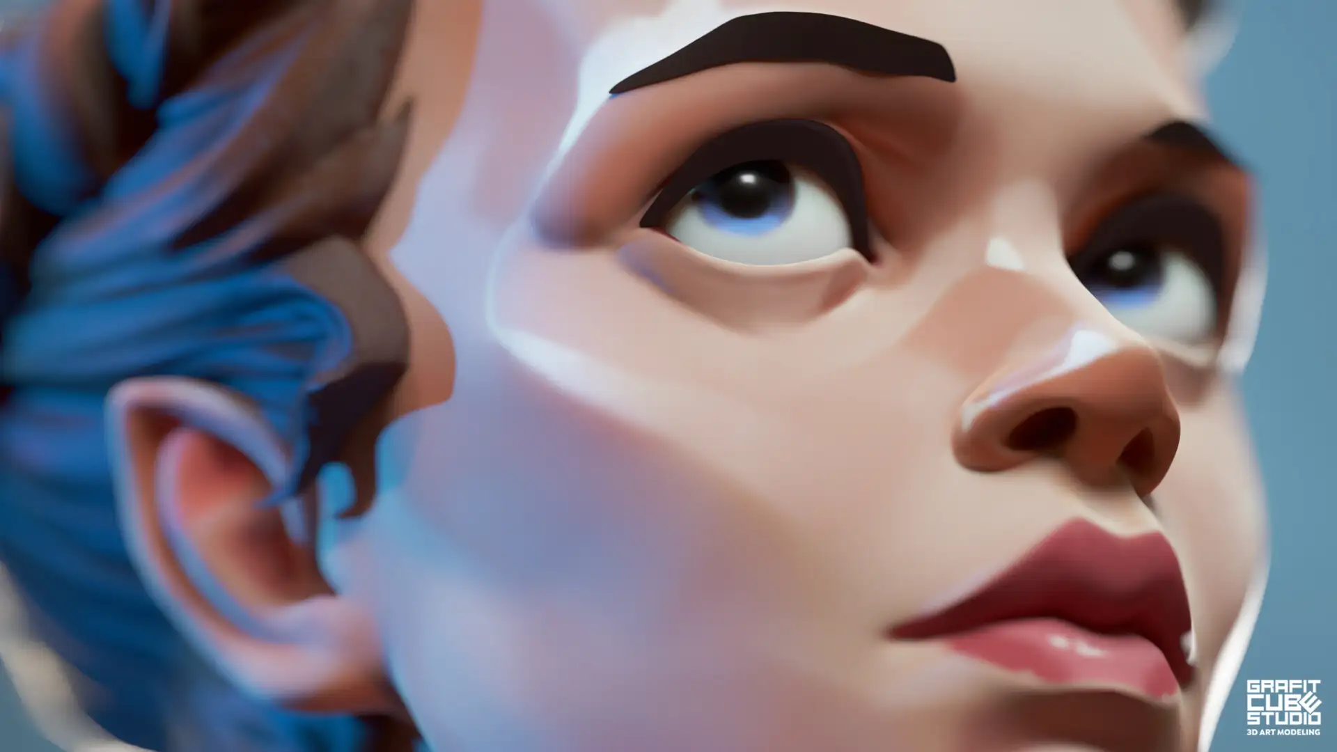 3D建模神还原2D手绘！Victor Titov用ZBrush+Marmoset打造「次元突破」角色​-次世代模型库