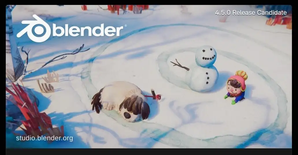 Blender 4.5 LTS 正式发布:全新功能、改进与亮点一览-次世代模型库 Blender 4.5 LTS封面