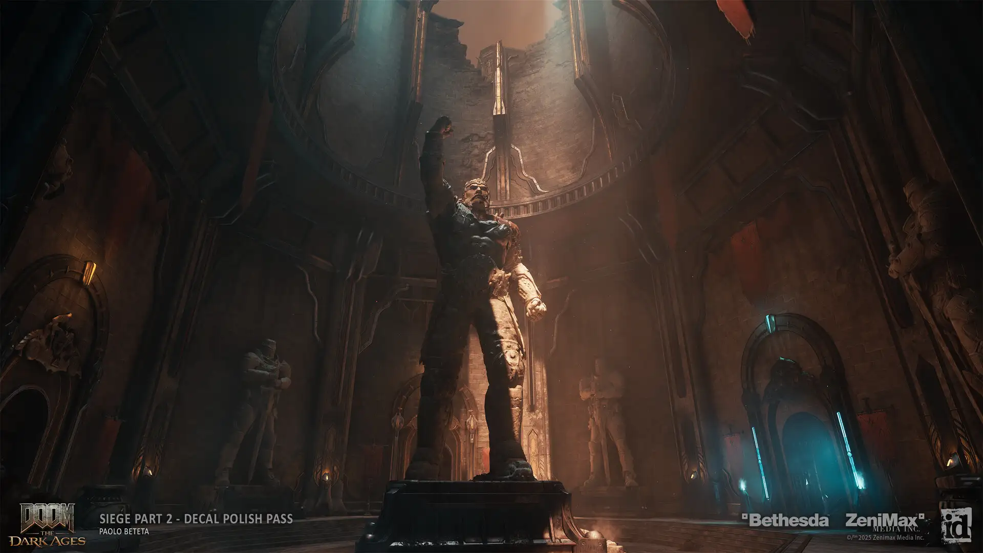 ​《毁灭战士：黑暗时代》：开发者亲手打造的艺术概念图​​，揭秘中世纪废土美学​​-次世代模型库