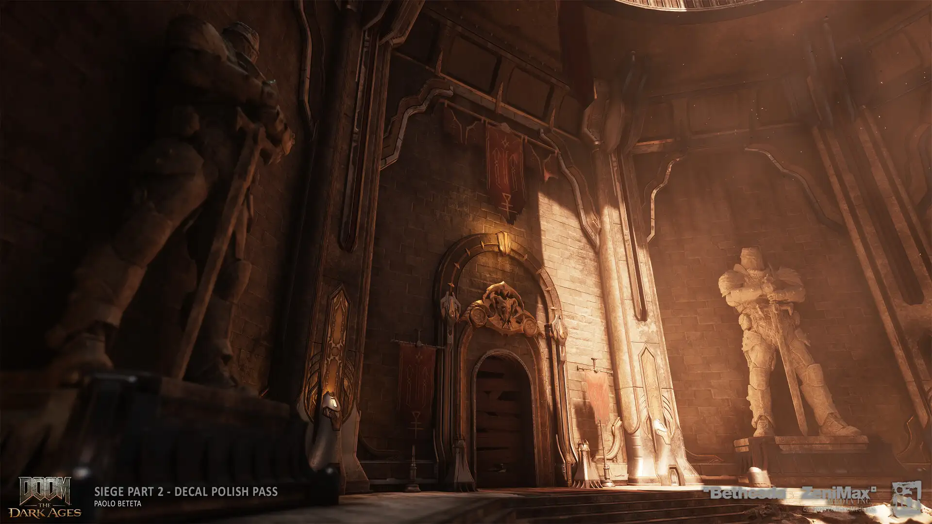 ​《毁灭战士：黑暗时代》：开发者亲手打造的艺术概念图​​，揭秘中世纪废土美学​​-次世代模型库