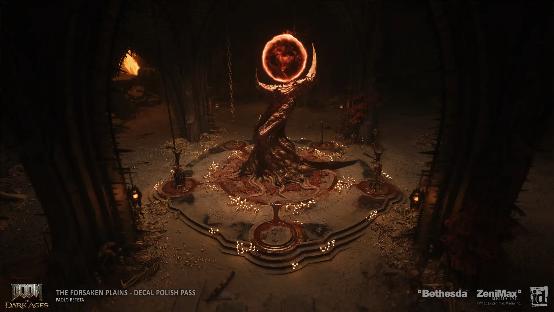 ​《毁灭战士：黑暗时代》：开发者亲手打造的艺术概念图​​，揭秘中世纪废土美学​​-次世代模型库