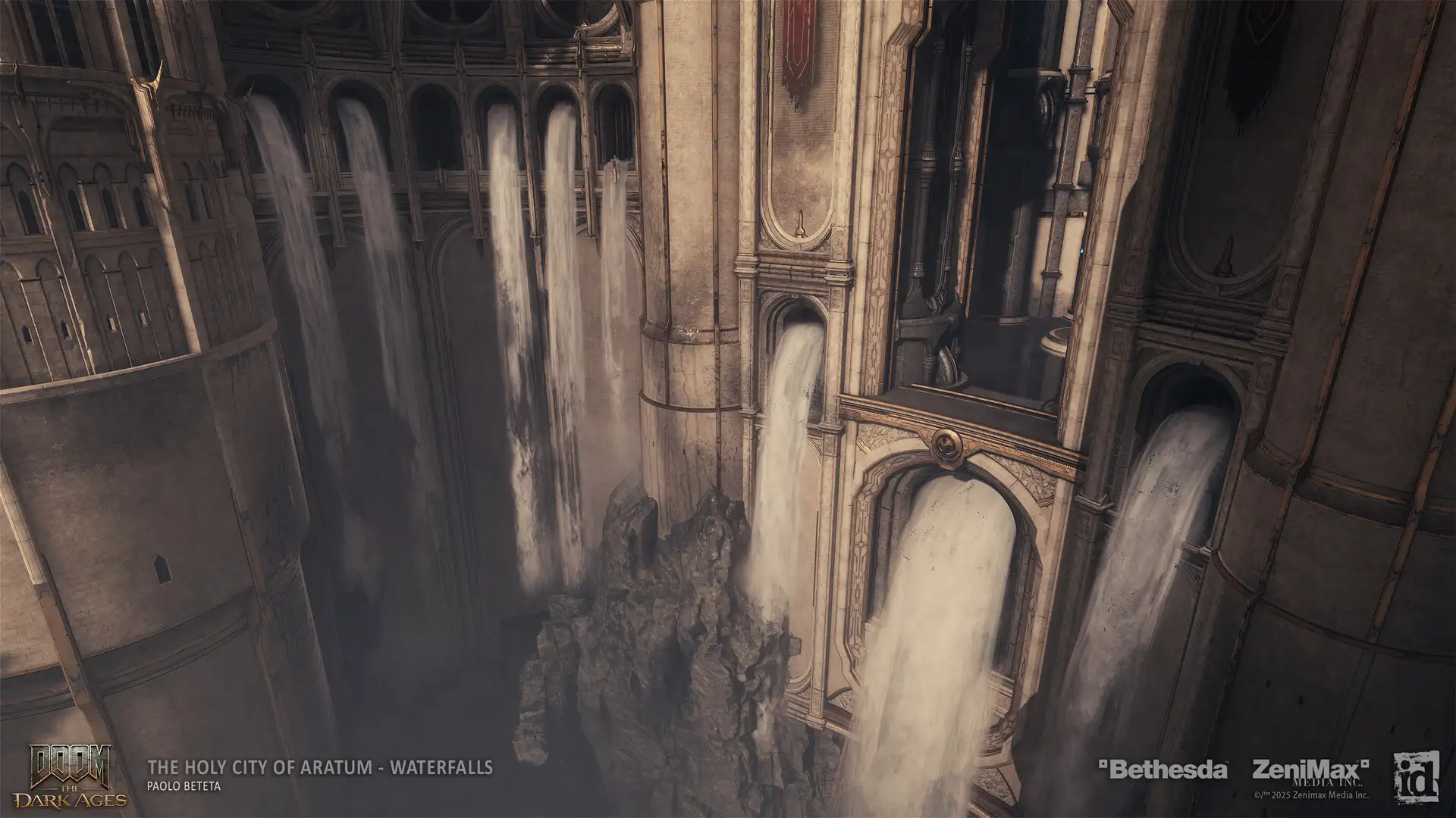 ​《毁灭战士：黑暗时代》：开发者亲手打造的艺术概念图​​，揭秘中世纪废土美学​​-次世代模型库