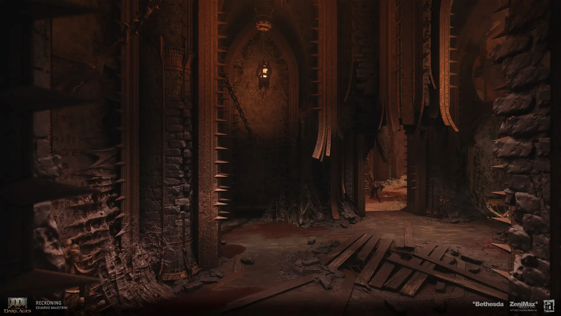 ​《毁灭战士：黑暗时代》：开发者亲手打造的艺术概念图​​，揭秘中世纪废土美学​​-次世代模型库