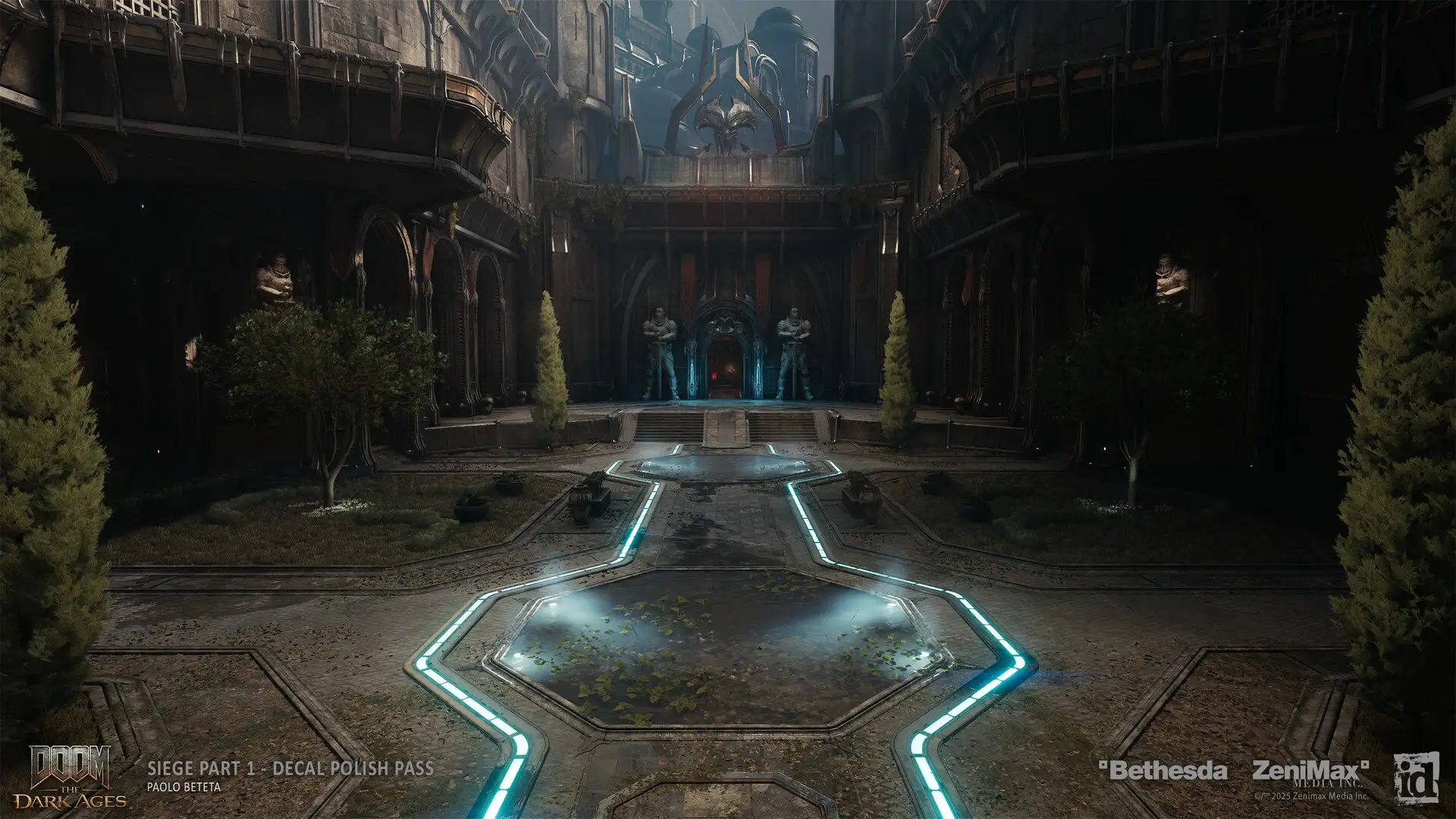 ​《毁灭战士：黑暗时代》：开发者亲手打造的艺术概念图​​，揭秘中世纪废土美学​​-次世代模型库