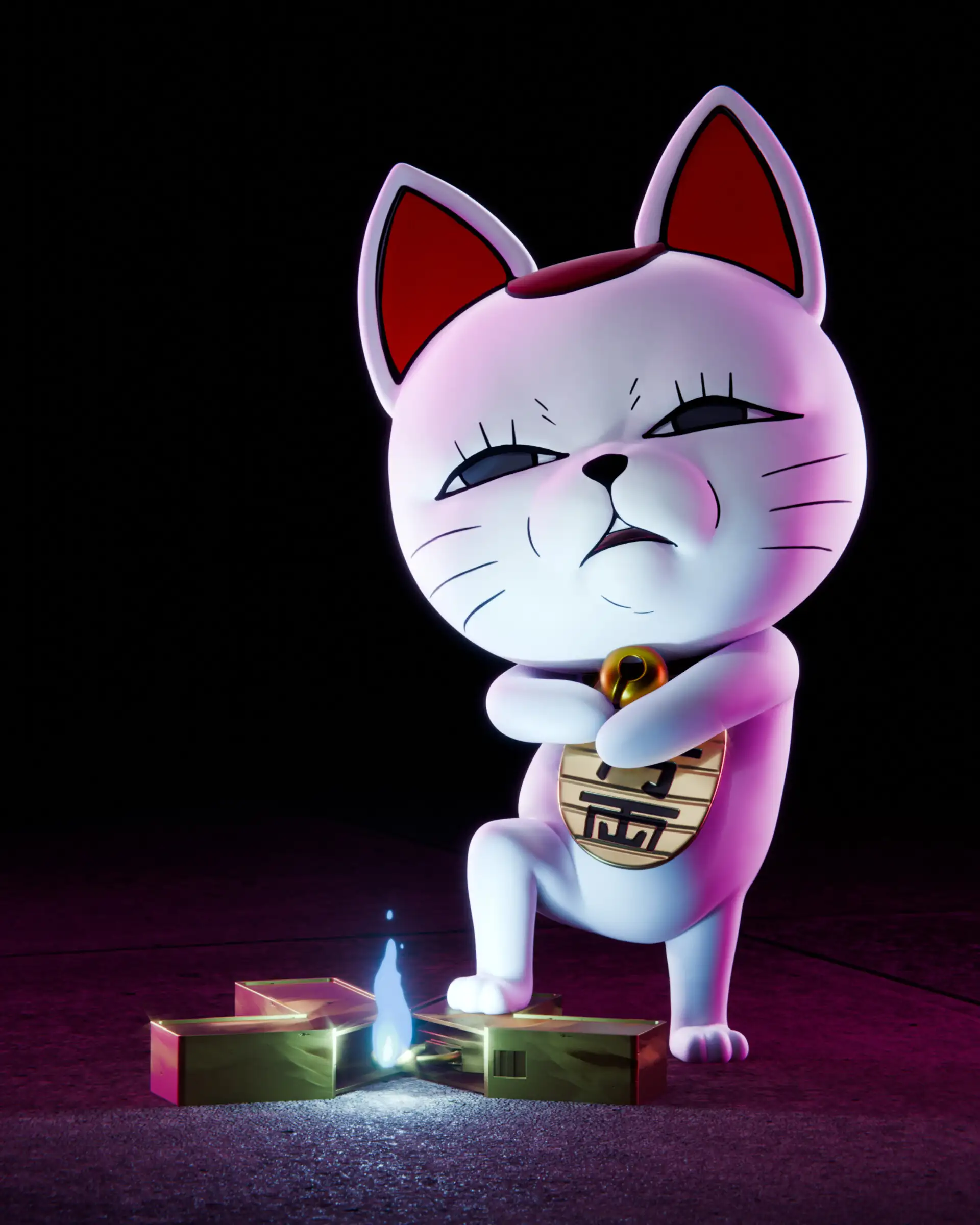 《Dandadan》中的Momo Ayase与Turbo Granny以3D形式重现-次世代模型库 Momo Ayase & Turbo Granny