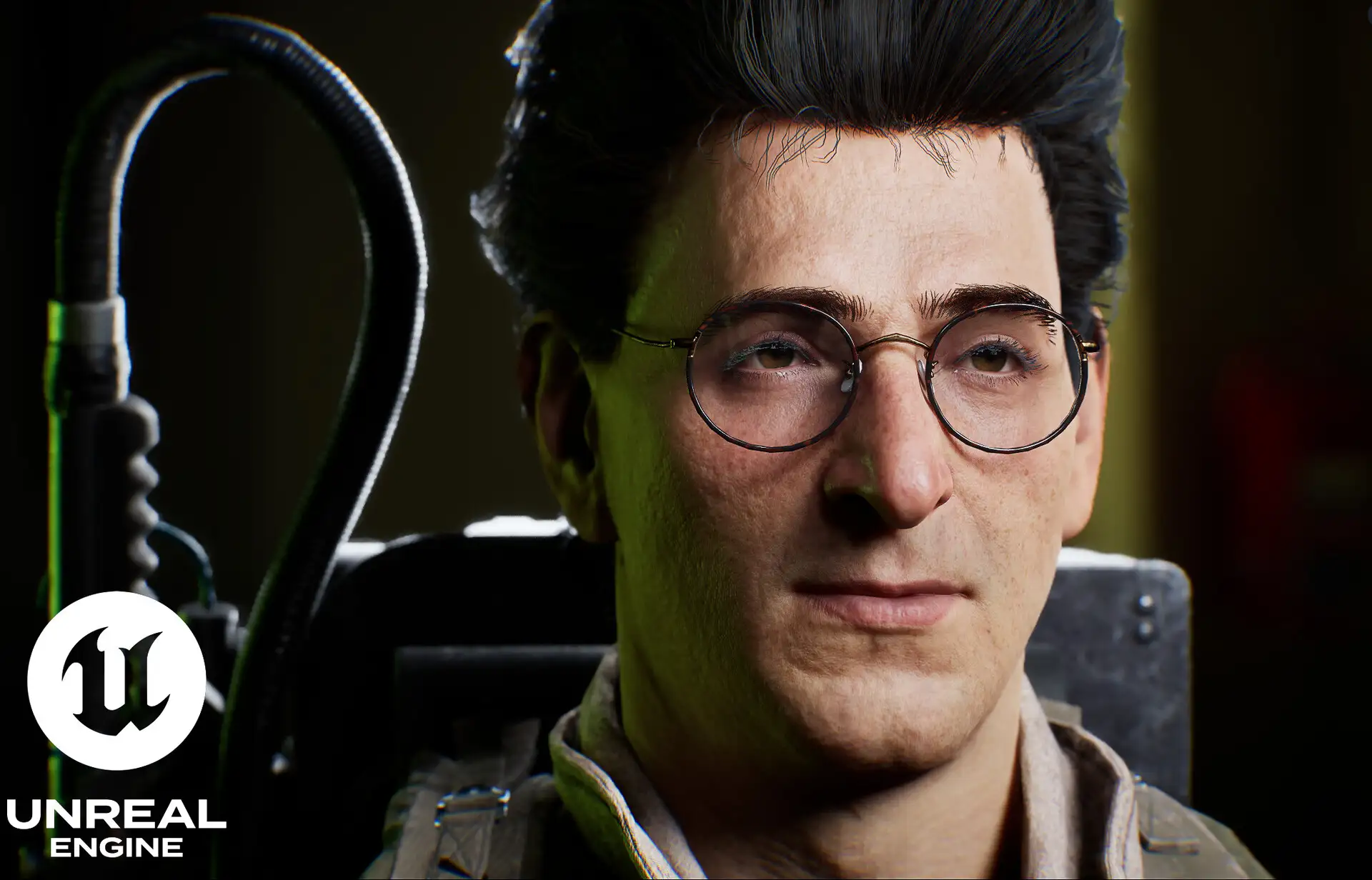 《捉鬼敢死队》主角以3D形式重现，使用ZBrush和UE 5.6制作-次世代模型库