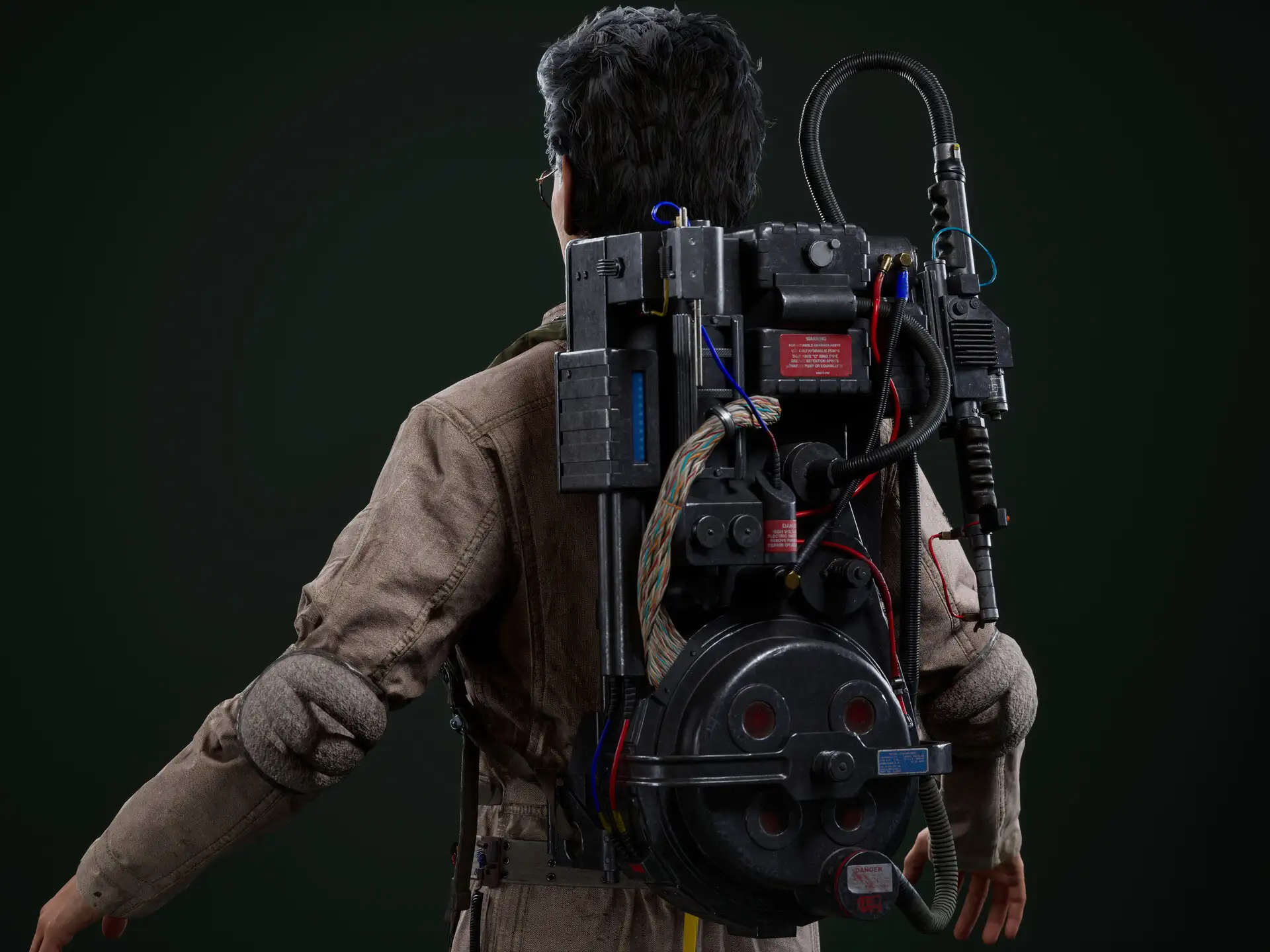 《捉鬼敢死队》主角以3D形式重现，使用ZBrush和UE 5.6制作-次世代模型库