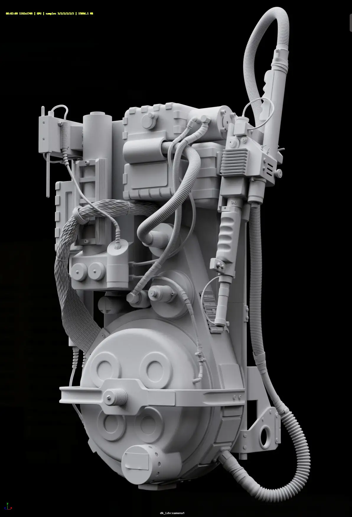 《捉鬼敢死队》主角以3D形式重现,使用ZBrush和UE 5.6制作-次世代模型库 《捉鬼敢死队》主角以3D形式重现,使用ZBrush和UE 5.6制作-次世代模型库